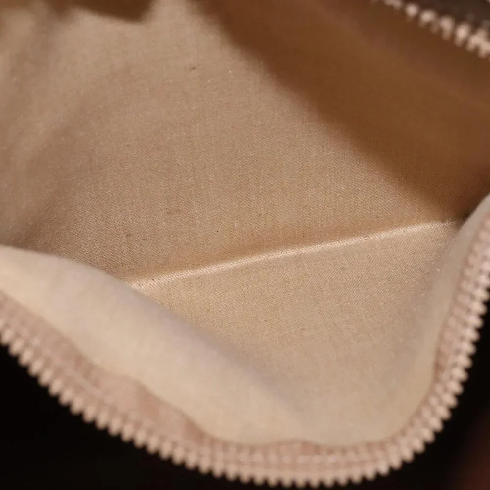 Authentic CELINE Macadam Canvas Shoulder Bag PVC Beige Gold - Picture 3 of 16